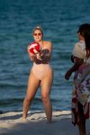 Iskra Lawrence Pink Swimsuit