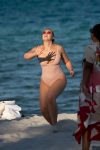 Iskra Lawrence Pink Swimsuit