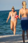 Iskra Lawrence Pink Swimsuit
