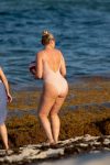 Iskra Lawrence Pink Swimsuit