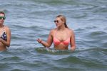 Iskra Lawrence Sexy Pink Bikini