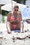 Iskra Lawrence Sexy Pink Bikini