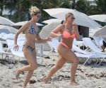 Iskra Lawrence Sexy Pink Bikini