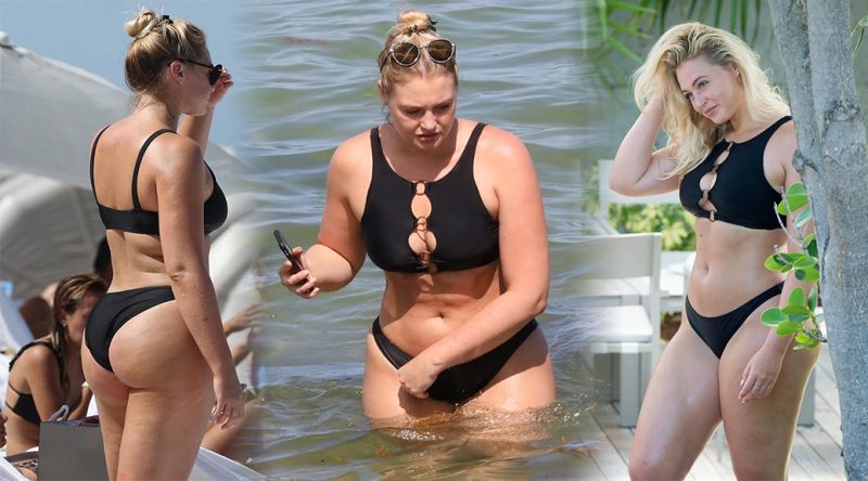 Iskra Lawrence – Bikini Candids in Miami Beach