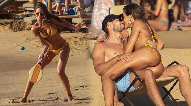 Izabel Goulart – Thong Bikini Candids in Mykonos