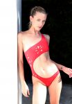 Jamie King Red Bikini