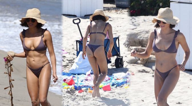 Jenna Dewan Tatum – Bikini Candids in Malibu