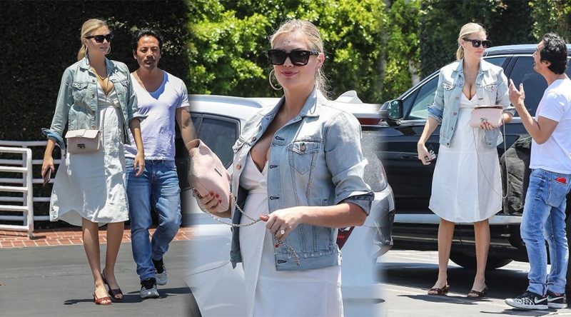 Kate Upton – Cleavage Candids in West Hollywood