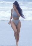 Kim Kardashian Bikini Yoga