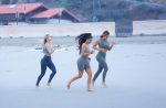 Kim Kardashian Bikini Yoga