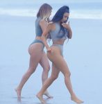 Kim Kardashian Bikini Yoga