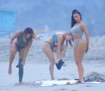 Kim Kardashian Bikini Yoga
