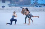 Kim Kardashian Bikini Yoga