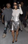 Kim Kardashian Braless See Through