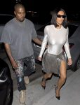 Kim Kardashian Braless See Through
