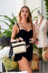 Kimberley Garner Sexy Black Dress