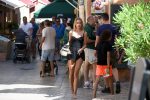 Kimberley Garner Sexy Black Dress
