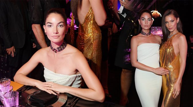 Lily Aldridge – BVLGARI Dinner & Party in Rome
