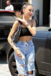 Madison Beer Sexy Black Top