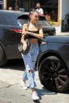 Madison Beer Sexy Black Top