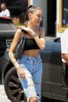 Madison Beer Sexy Black Top