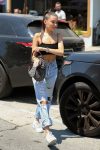 Madison Beer Sexy Black Top
