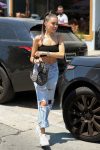 Madison Beer Sexy Black Top