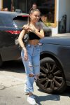 Madison Beer Sexy Black Top