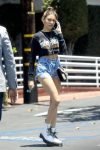 Madison Beer Sexy Denim Shorts