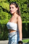 Madison Beer Sexy White Top