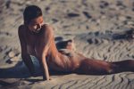 Marisa Papen Naked Photoshoot On Beach