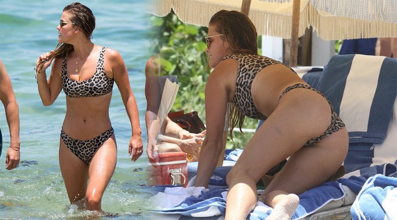 Nina Agdal – Bikini Candids in Miami Beach
