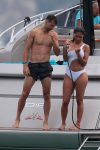 Nicole Scherzinger White Swimsuit