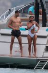 Nicole Scherzinger White Swimsuit