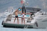 Nicole Scherzinger White Swimsuit