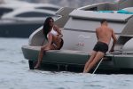 Nicole Scherzinger White Swimsuit