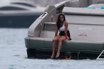 Nicole Scherzinger White Swimsuit