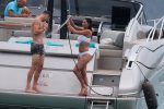 Nicole Scherzinger White Swimsuit