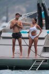 Nicole Scherzinger White Swimsuit