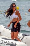 Nicole Scherzinger White Swimsuit