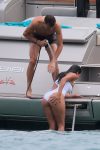Nicole Scherzinger Sexy Ass in White Swimsuit