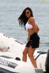 Nicole Scherzinger White Swimsuit