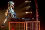 Paris Hilton Seethrough Dress