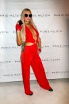 Paris Hilton Sexy Low Cut Red Dress