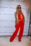 Paris Hilton Sexy Low Cut Red Dress