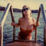 Rita Ora Swimsuit Nipslip