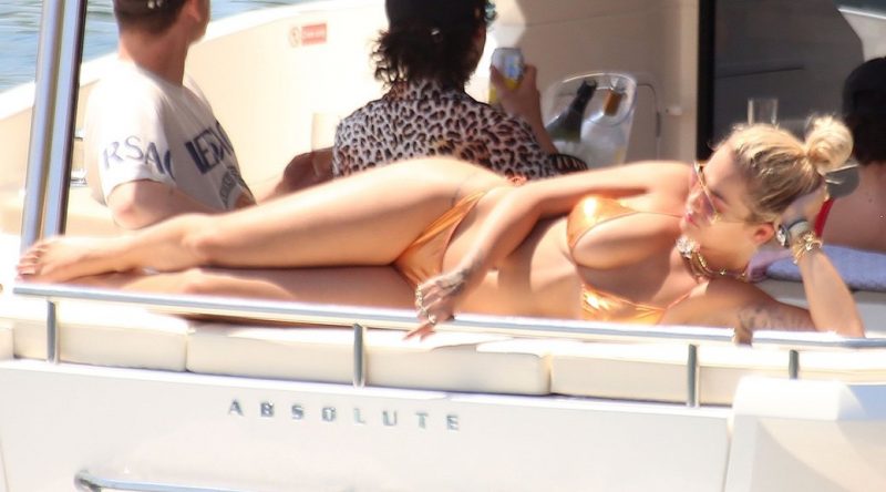 Rita Ora – Bikini Candids in Barcelona