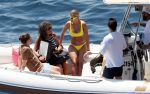 Rita Ora Boobs And Ass In Yellow Bikini