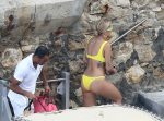 Rita Ora Boobs And Ass In Yellow Bikini