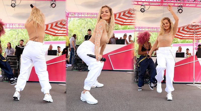 Rita Ora Performs Live at Flamingo Go Pool in Las Vegas